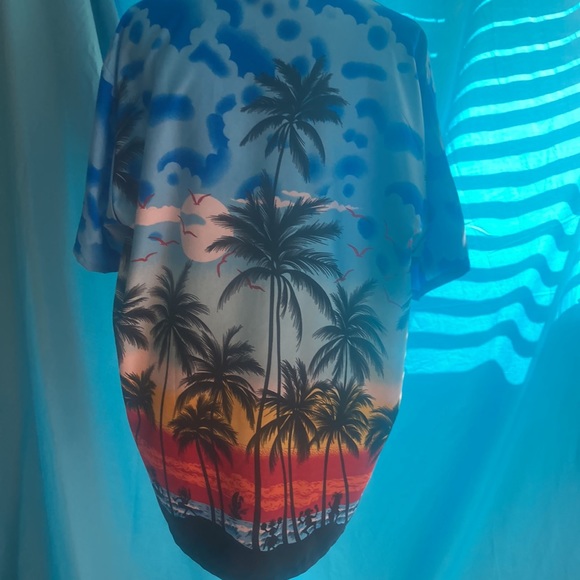 Multicolored “Hawaiian” style size large shirt. - Picture 6 of 9